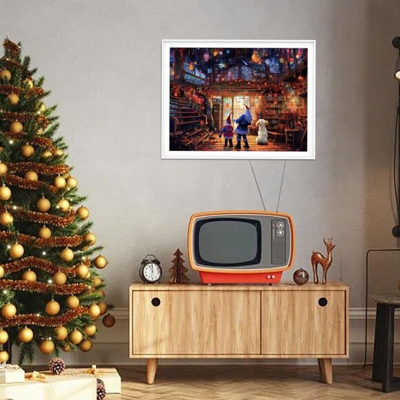 NEW Christmas Puzzle 1000 Pieces, 2024 Christmas Puzzle Family Fun (4234) - Picture 7 of 9